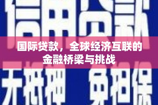 雷州国际贷款，全球经济互联的金融桥梁与挑战