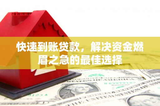 雷州快速到账贷款，解决资金燃眉之急的最佳选择