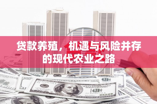 雷州贷款养殖，机遇与风险并存的现代农业之路
