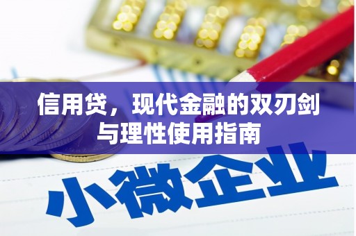 雷州信用贷，现代金融的双刃剑与理性使用指南