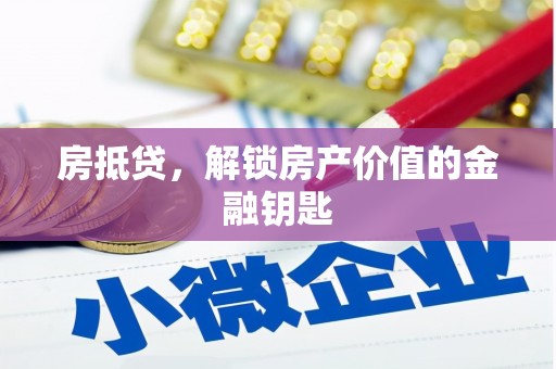 雷州房抵贷，解锁房产价值的金融钥匙