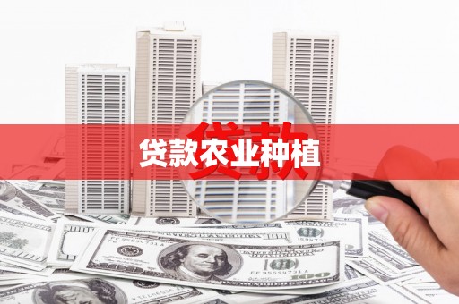 雷州贷款农业种植