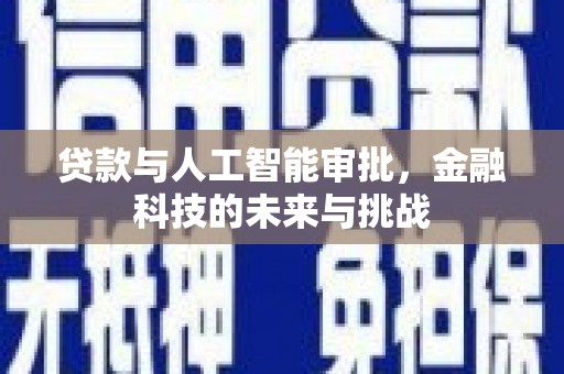 雷州贷款与人工智能审批，金融科技的未来与挑战