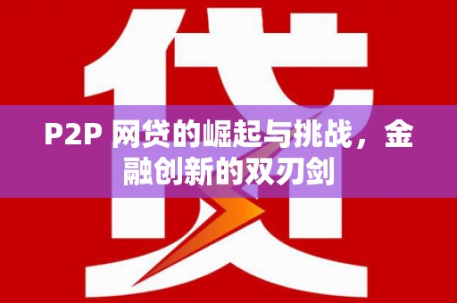 雷州P2P 网贷的崛起与挑战，金融创新的双刃剑