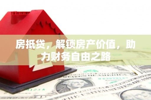 雷州房抵贷，解锁房产价值，助力财务自由之路