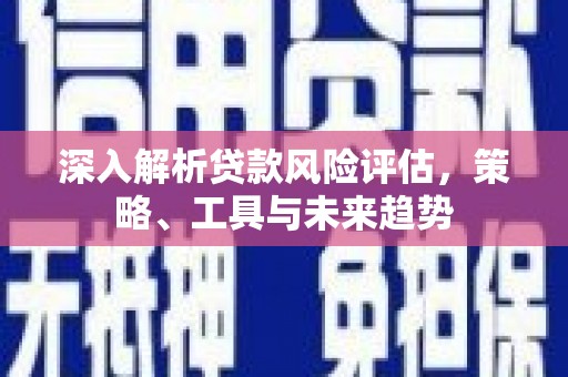 雷州深入解析贷款风险评估，策略、工具与未来趋势