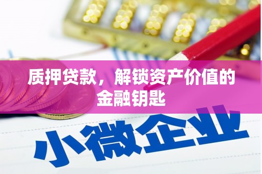 雷州质押贷款，解锁资产价值的金融钥匙