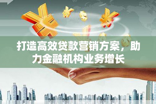雷州打造高效贷款营销方案，助力金融机构业务增长