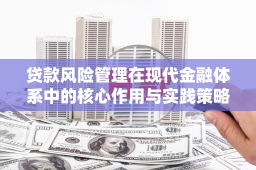雷州贷款风险管理在现代金融体系中的核心作用与实践策略