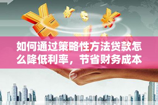 雷州如何通过策略性方法贷款怎么降低利率，节省财务成本