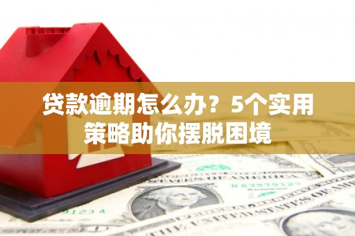 雷州贷款逾期怎么办？5个实用策略助你摆脱困境