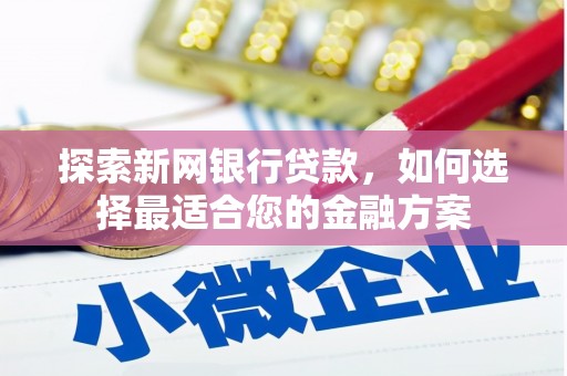 雷州探索新网银行贷款，如何选择最适合您的金融方案