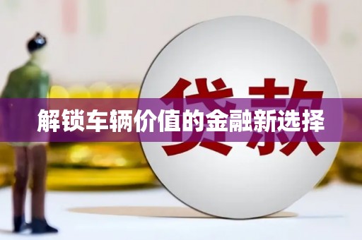 雷州解锁车辆价值的金融新选择