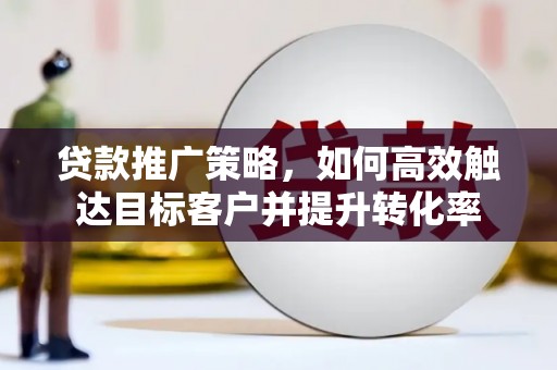 雷州贷款推广策略，如何高效触达目标客户并提升转化率