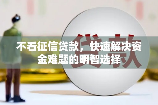 雷州不看征信贷款，快速解决资金难题的明智选择