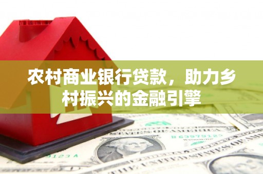 雷州农村商业银行贷款，助力乡村振兴的金融引擎