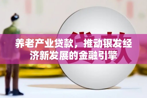 雷州养老产业贷款，推动银发经济新发展的金融引擎