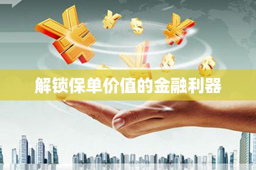 雷州解锁保单价值的金融利器