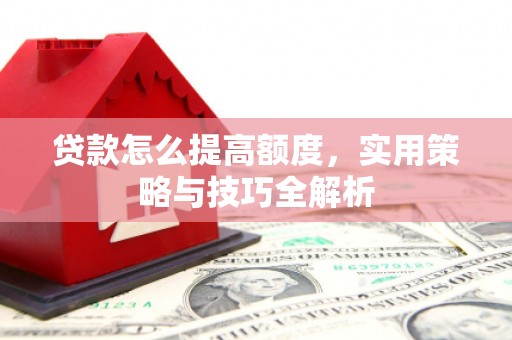 雷州贷款怎么提高额度，实用策略与技巧全解析