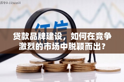 雷州贷款品牌建设，如何在竞争激烈的市场中脱颖而出？