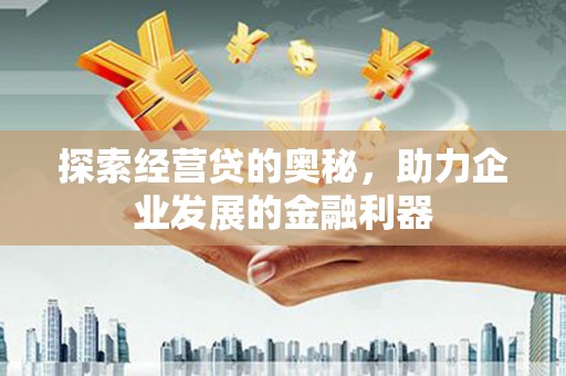 雷州探索经营贷的奥秘，助力企业发展的金融利器