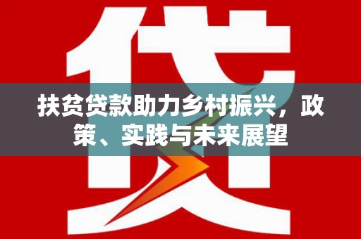 雷州扶贫贷款助力乡村振兴，政策、实践与未来展望