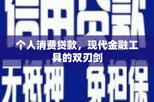 雷州个人消费贷款，现代金融工具的双刃剑