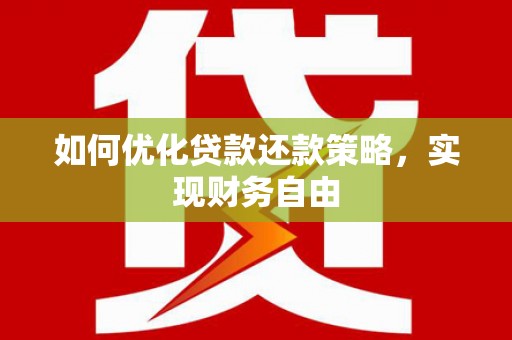 雷州如何优化贷款还款策略，实现财务自由