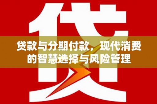 雷州贷款与分期付款，现代消费的智慧选择与风险管理
