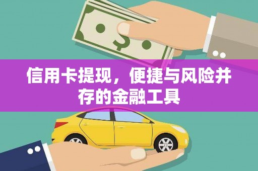 雷州信用卡提现，便捷与风险并存的金融工具