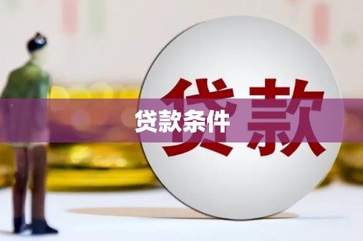 雷州贷款条件