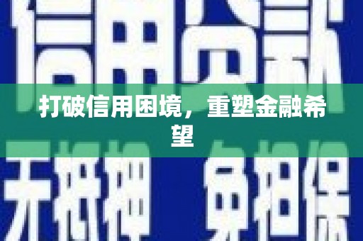 雷州打破信用困境，重塑金融希望