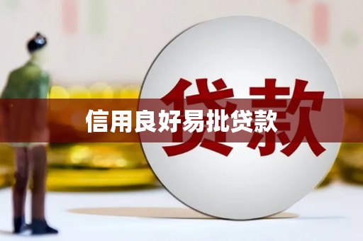 雷州信用良好易批贷款