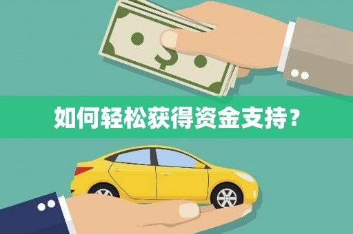 雷州如何轻松获得资金支持？