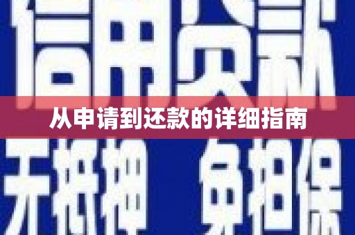 雷州从申请到还款的详细指南