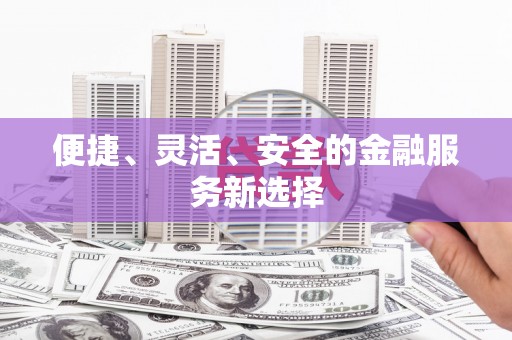 雷州便捷、灵活、安全的金融服务新选择