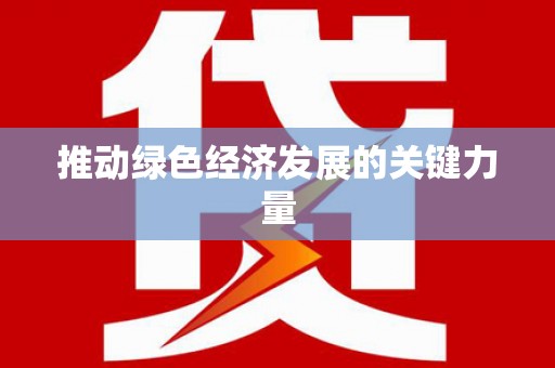 雷州推动绿色经济发展的关键力量