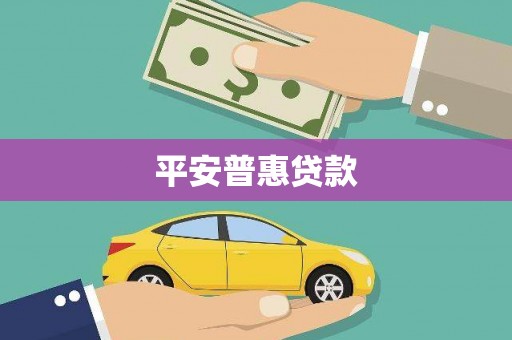 雷州平安普惠贷款