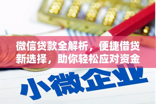 雷州微信贷款全解析，便捷借贷新选择，助你轻松应对资金需求
